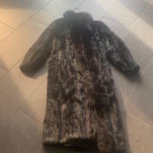 Beautiful full length fur coat